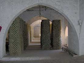 Seifenstapel im Gewölbe von Zanabili in Aleppo