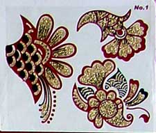 Mehndi pailleté