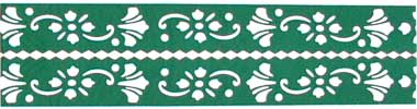 2 Henna-Schablonen-Bänder (Fußschablonen) "nuqush al malika" 2 2 Henna-Schablonen-Bänder (Fußschablonen) "nuqush al malika" 2