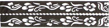2 Henna-Schablonen-Bänder (Fußschablonen) "nuqush al malika" 4 2 Henna-Schablonen-Bänder (Fußschablonen) "nuqush al malika" 4