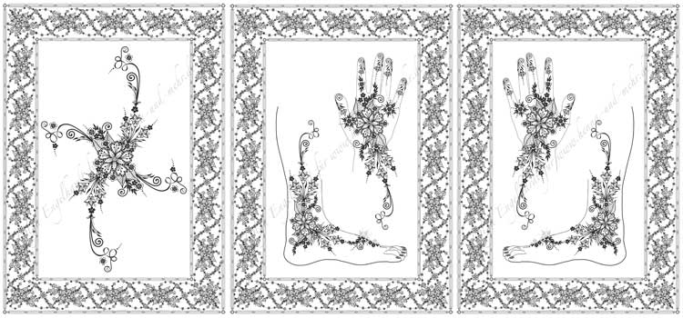 Mehndi-Henna-Design Nr. 18